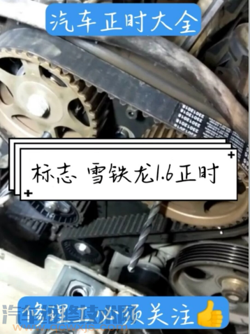 8发动机正时校对图片(彩图)