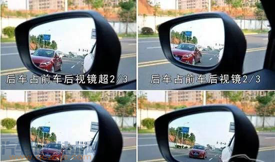 开车怎样看后视镜变道?