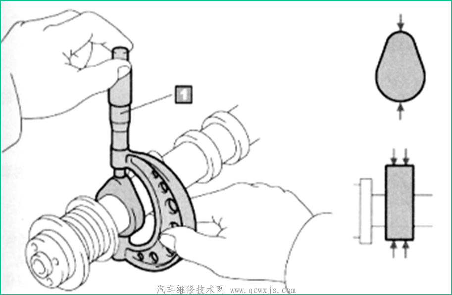 【发动机凸轮轴与轴瓦配合间隙检测方法】图3