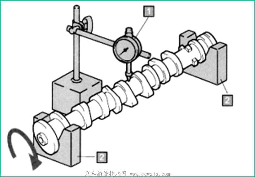 【发动机凸轮轴与轴瓦配合间隙检测方法】图2