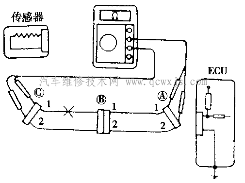 【万用表检测汽车电路的一般原则和基本检测方法】图4