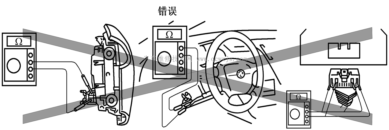 安全气囊SRS检修注意事项