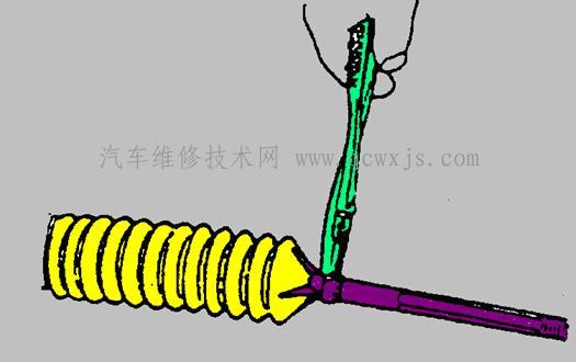 【整体式动力转向器(转阀式齿轮齿条)的分解】图3