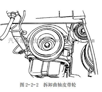 【雪佛兰乐骋发动机正时皮带校对步骤】图2