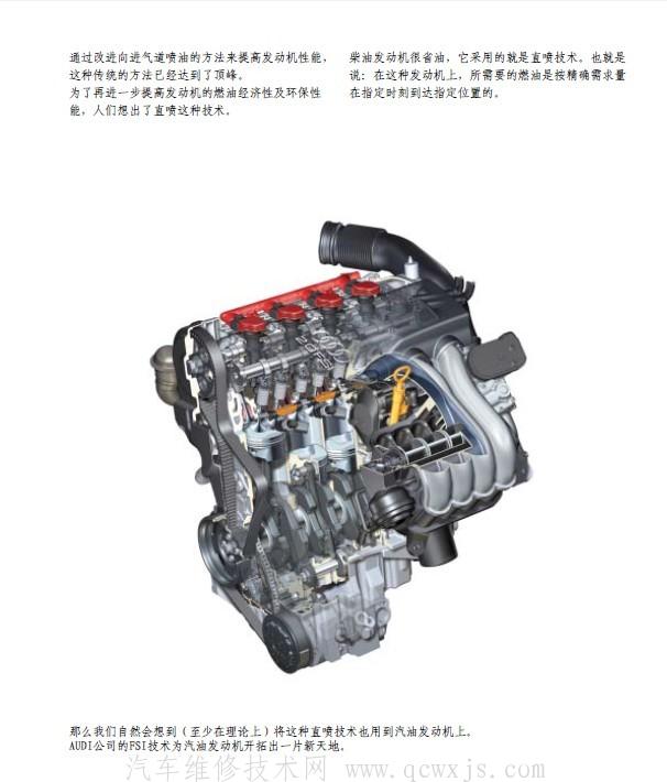 奥迪2.0发动机维修资料  110KW汽油直喷FSI发动机原厂维修资料
