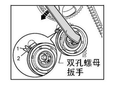 老普桑正时皮带安装图图片