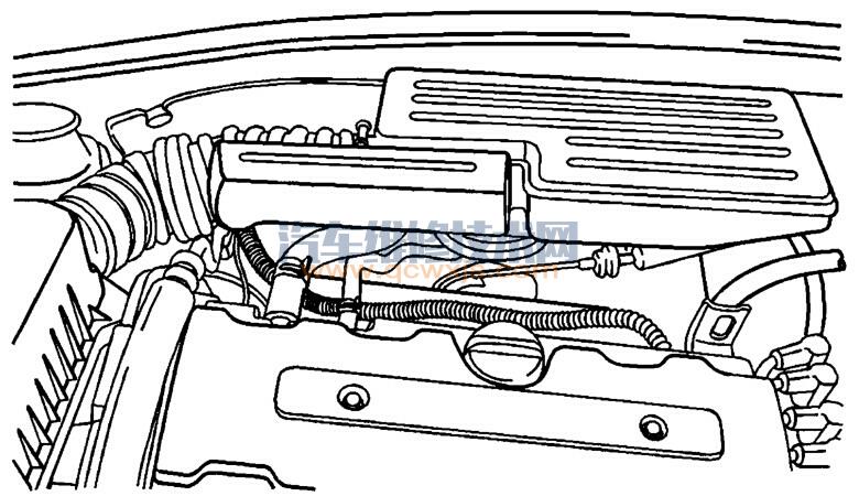 【新凯越轿车1.8L（L75发动机）正时皮带拆装步骤】图1