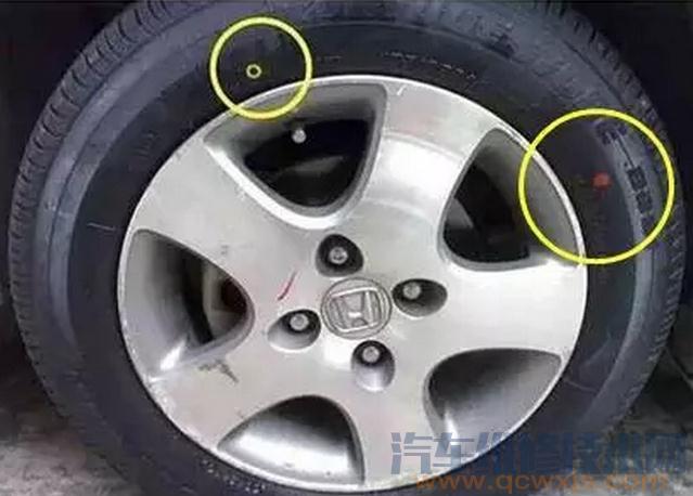 【轮胎上的彩色小点有什么“含义” 你知道吗？】图1