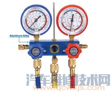 R134a空调压力表的操作与维护