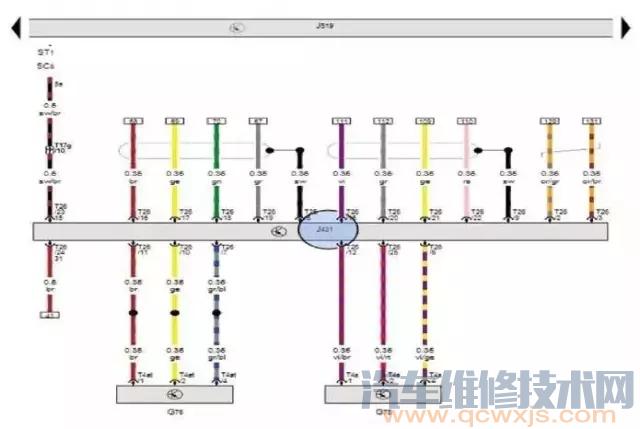 【奥迪A6L安全气囊灯亮故障排除】图3