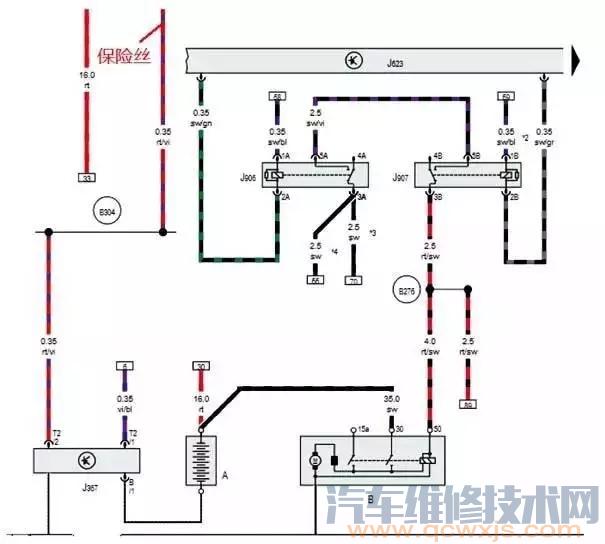 2014 款奥迪Q3偶尔无法启动故障案例分析