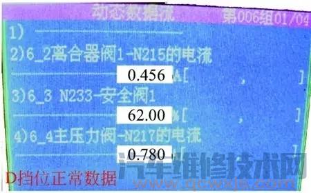 【大众迈腾仪表挡位灯点亮 DSG自动变速器故障诊断】图4