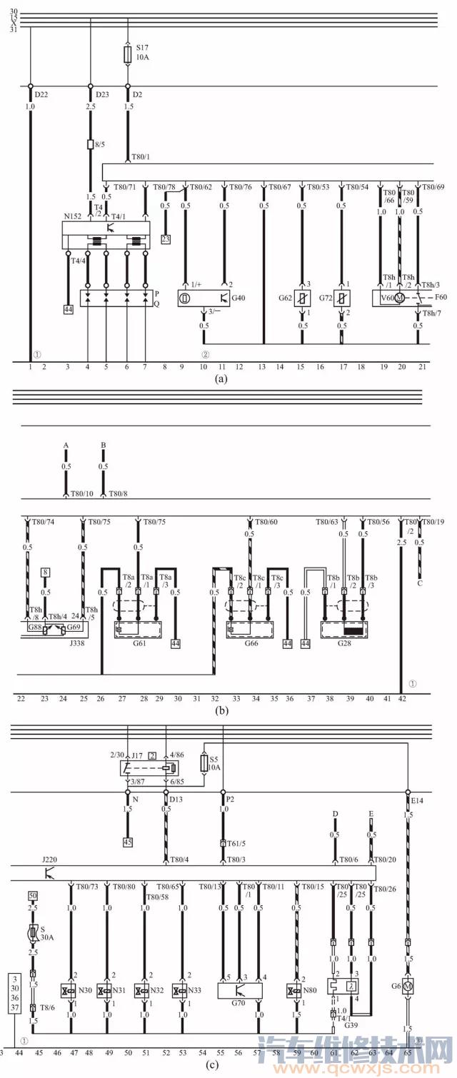 汽车电路图的识读方法