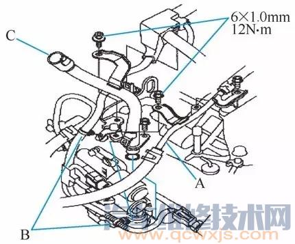 【检查自动变速器离合器换挡电磁阀】图4