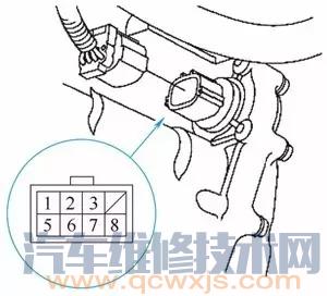 【检查自动变速器离合器换挡电磁阀】图2