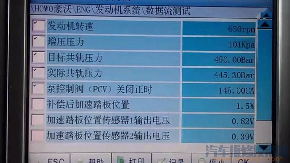 数据流检测在汽车电子故障诊断中的应用