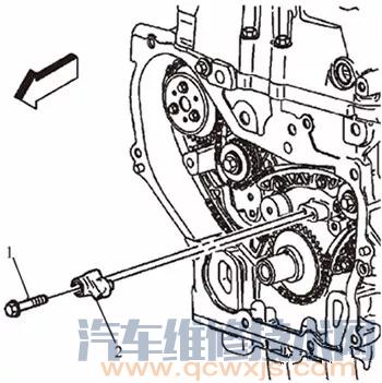 陆风x8正时孔位置图图片