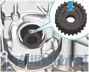 【曲轴正时齿轮的拆卸步骤图解教程】图4