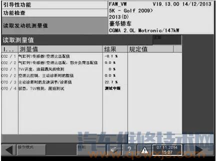 【高尔夫GTI 发动机排气故障灯亮警报】图4