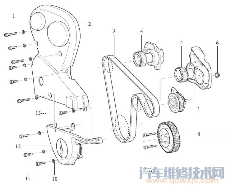 【传祺GS5/GA5 2.0L 正时校对方法】图1