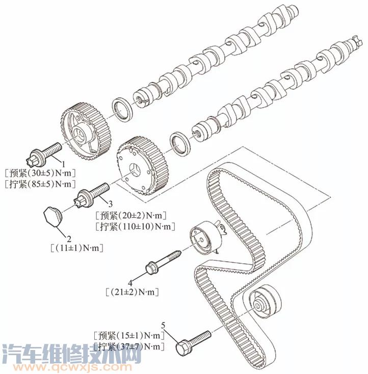 【雪铁龙凯旋/C4/C5（2.0L EW10A）正时校对】图1