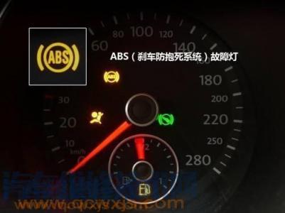ABS故障灯亮，同时ABS控制功能失效案例