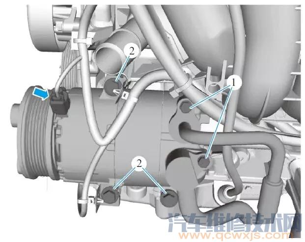 汽车空调压缩机的拆卸与安装步骤