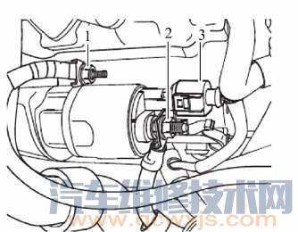 【汽车起动机的拆装方法】图3