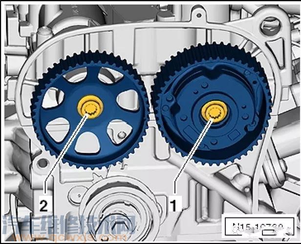 【EA211发动机正时皮带安装及调整（图解）】图3