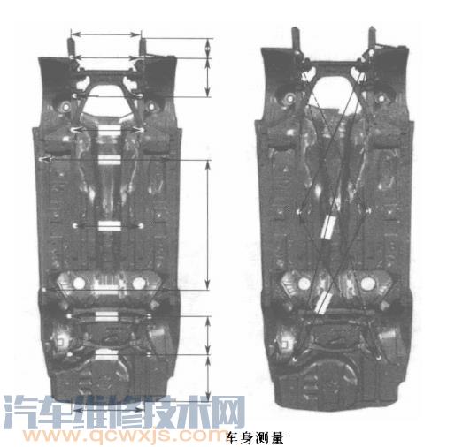 【汽车受损部位的测量方法】图4