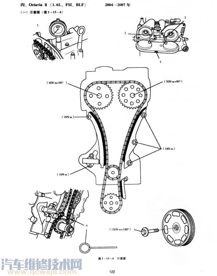 【2002-2007年斯柯达车系正时校对图】图4