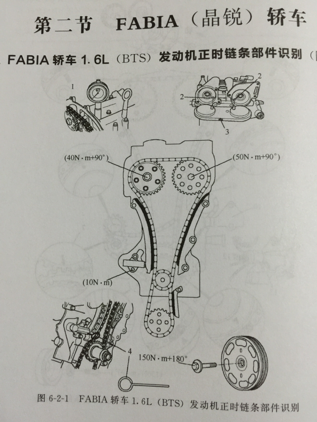 斯柯达晶锐 1.6L 发动机正时校对【图】