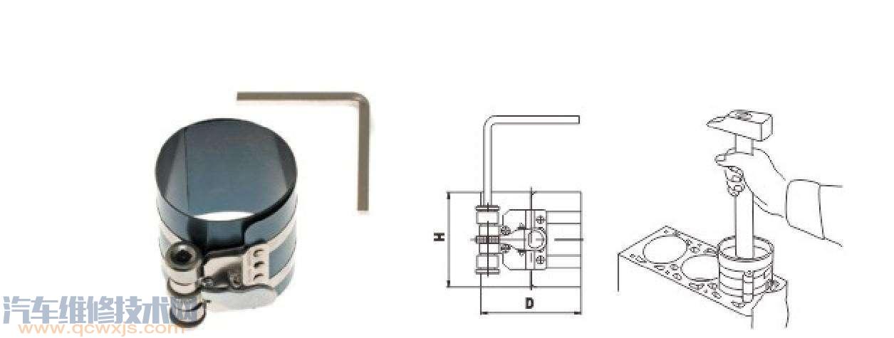 【活塞环压缩工具的使用 活塞环压缩器使用说明】图3