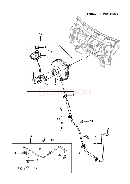 如何对真空助力器进行就车真空试验？