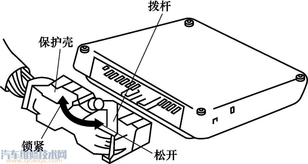 【电控单元（ECU）的检测方法与步骤（外部电路检测）】图2