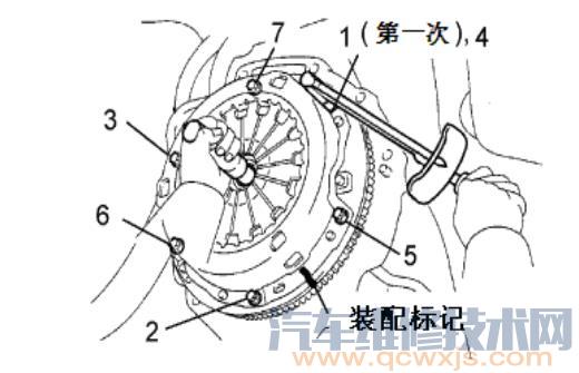 【离合器的拆装安装检查过程（图解）】图3