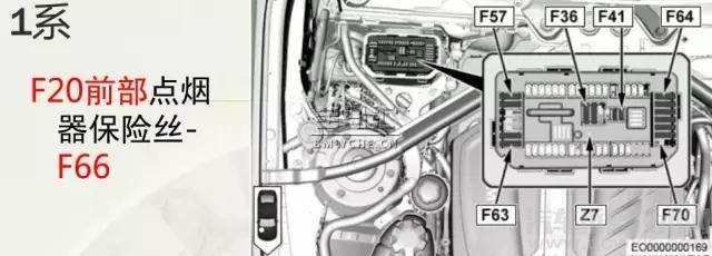 【宝马全系车型点烟器保险丝位置大全图解】图2
