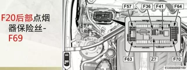 【宝马全系车型点烟器保险丝位置大全图解】图3