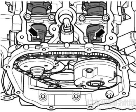 【奥迪A6（2.4L、3.0L BDW）正时校对方法步骤（图解）】图4