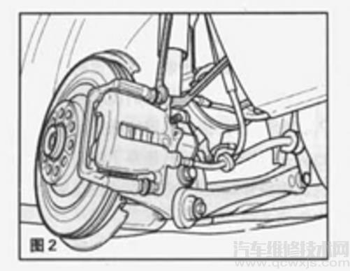 【A6L电子驻车制动系统（EPB）更换刹车片设定方法 拆卸和安装技巧】图2