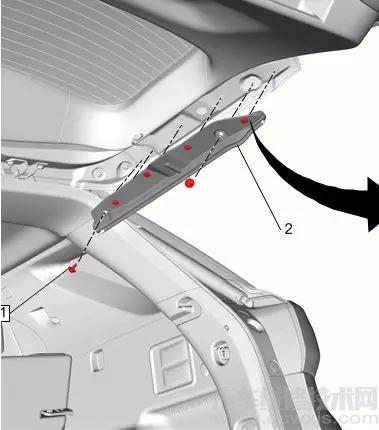 【探界者电动尾门无法自动关闭维修案例】图3