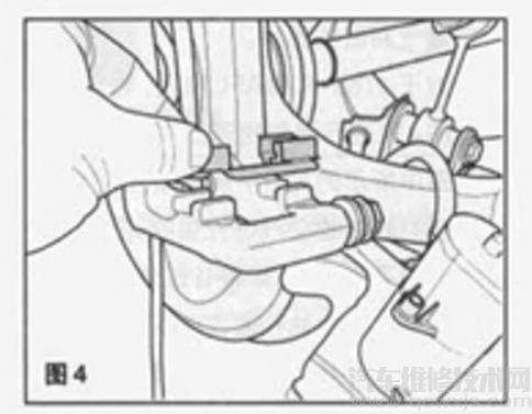 【A6L电子驻车制动系统（EPB）更换刹车片设定方法 拆卸和安装技巧】图4