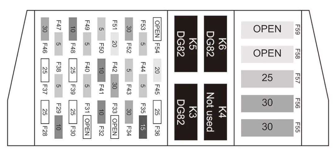 【特斯拉MODEL S 2014～2018年款保险丝与继电器位置】图4