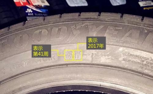 轮胎日期怎么看（图解）