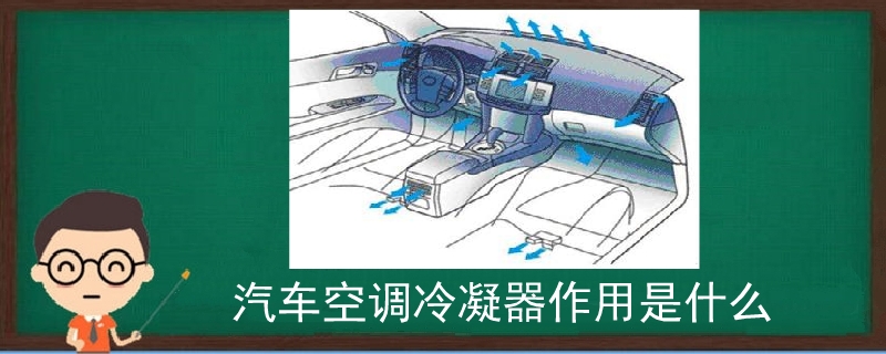 汽车空调冷凝器作用是什么