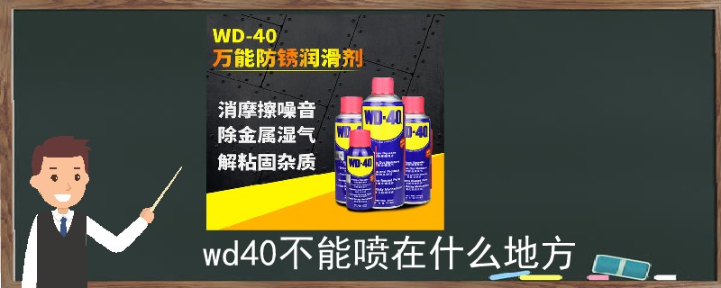 wd40不能喷在什么地方