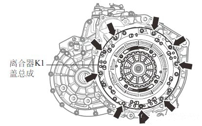 【​干式双离合器的拆装步骤与检测方法（图解）】图4
