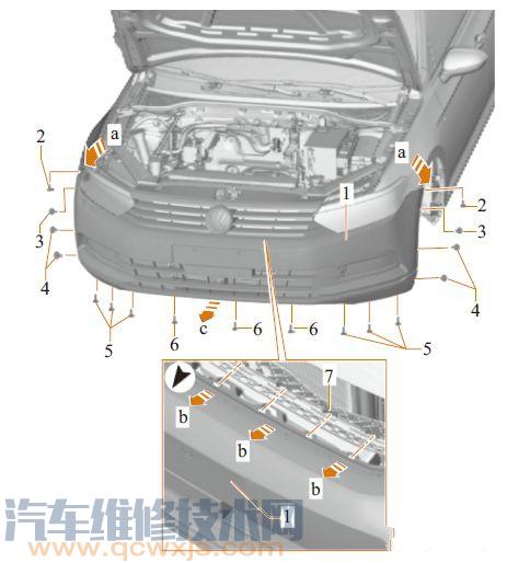 【汽车前后保险杠的拆卸和安装步骤流程（图解）】图1