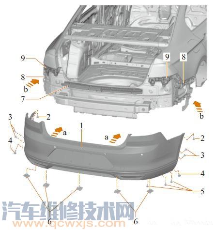 【汽车前后保险杠的拆卸和安装步骤流程（图解）】图4
