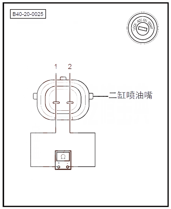 【北京40P0202故障码怎么消除 北京40故障码P0202排除方法】图1